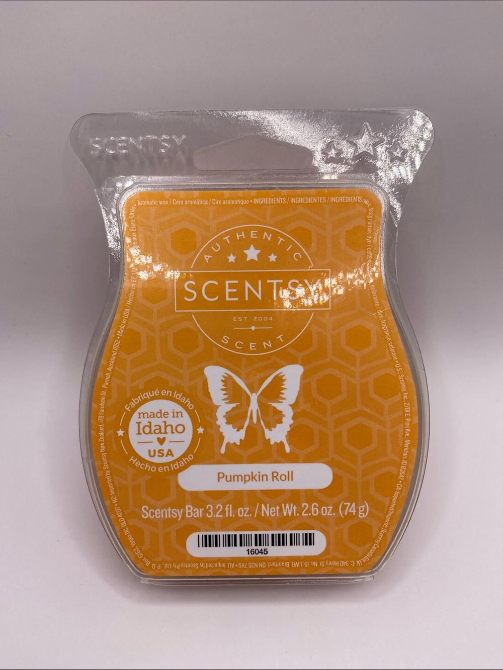 Scentsy Pumpkin Roll Wax Bar